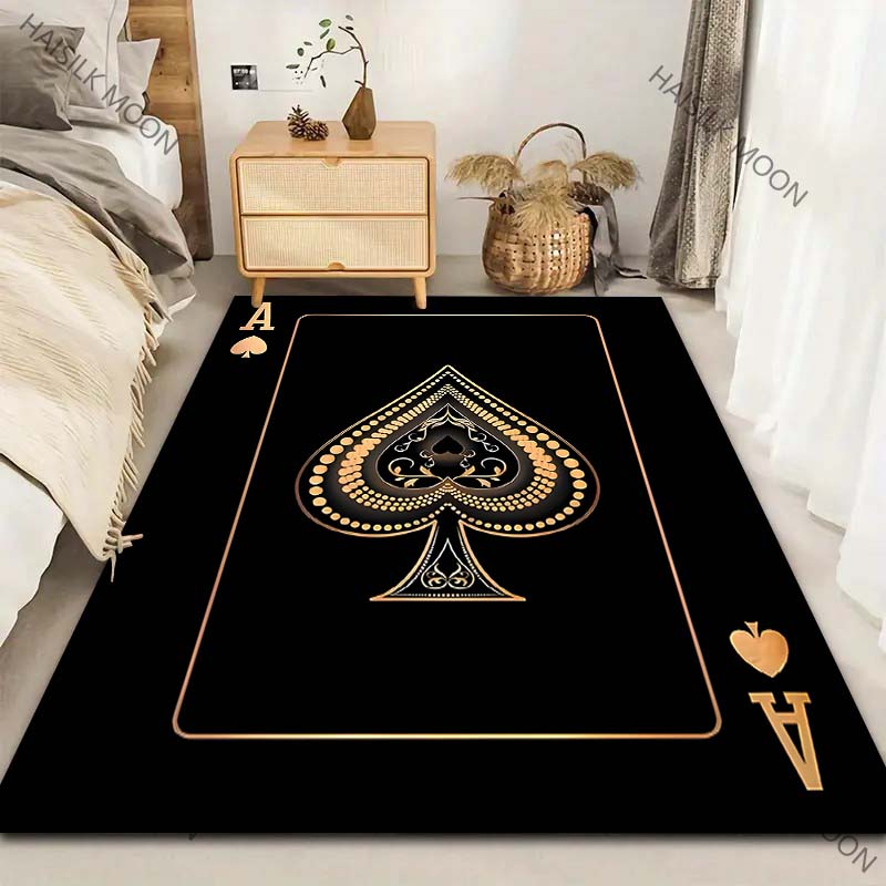 6 Styles Black Playing Card Ac - đánh giá và giá Luxury Home Textiles Usa