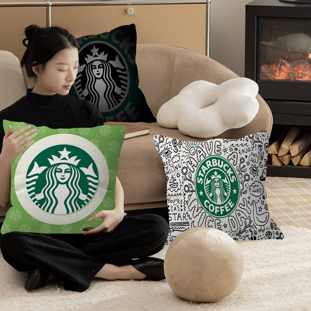 Cool S-Starbucks LOGO Cushion  - đánh giá và giá Home Textiles Logo