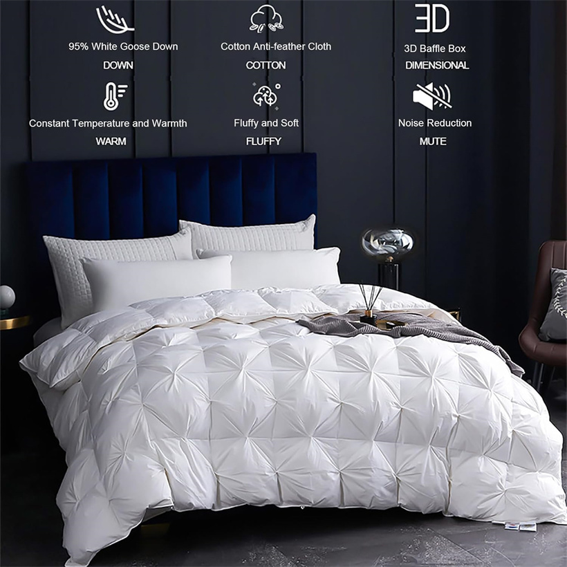 Hypoallergenic 95 White Goose  - đánh giá và giá Duvet Insert White