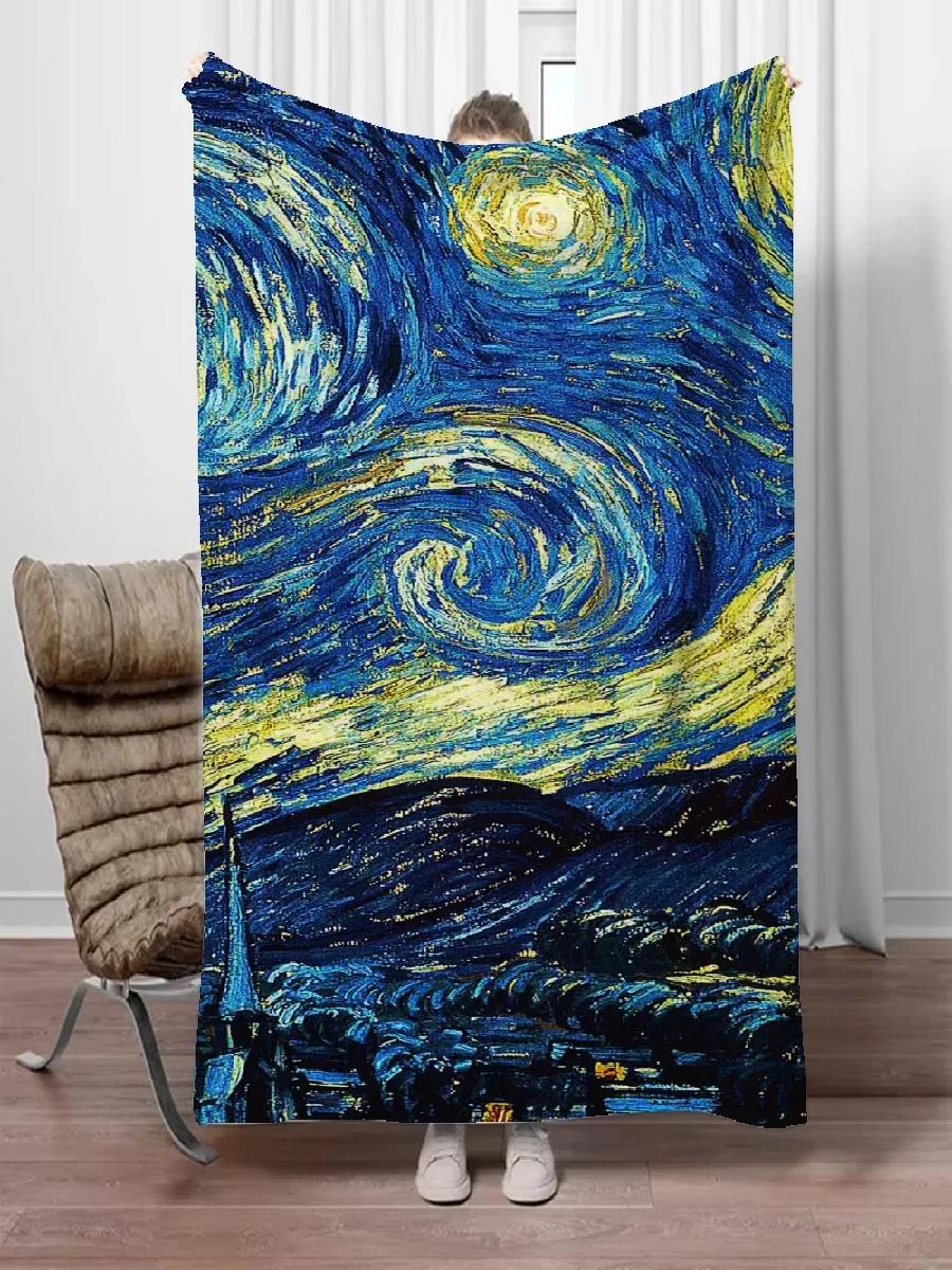 Van Gogh Boho Throw Blanket fo - đánh giá và giá Luxury Home Textiles Usa