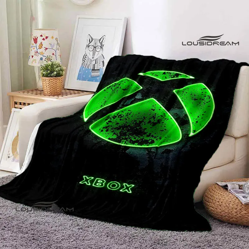 Xbox Logo Fleece Blanket Soft  - đánh giá và giá Home Textiles Logo