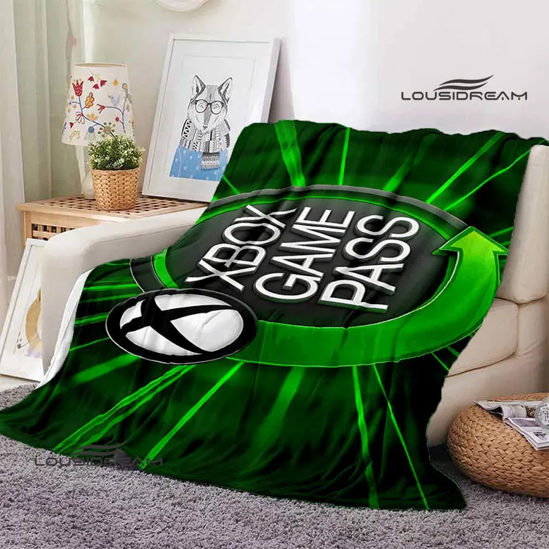Xbox Logo Fleece Blanket Soft  - đánh giá và giá Home Textiles Logo