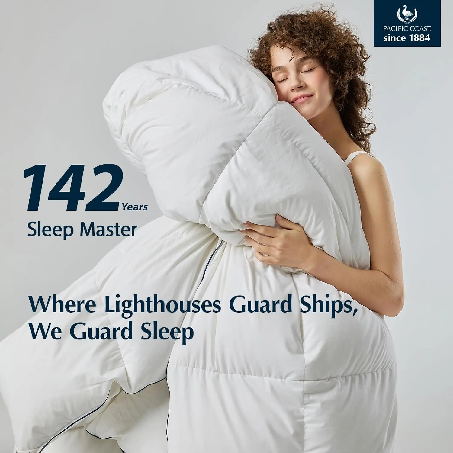 Goose Feather Down Fiber Comfo - đánh giá và giá Duvet Insert White