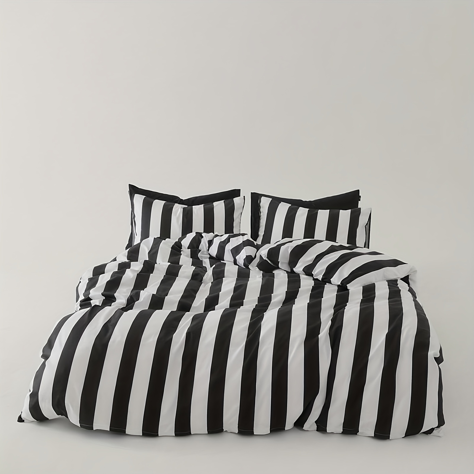 Black and White Striped Minima - đánh giá và giá Duvet Insert White