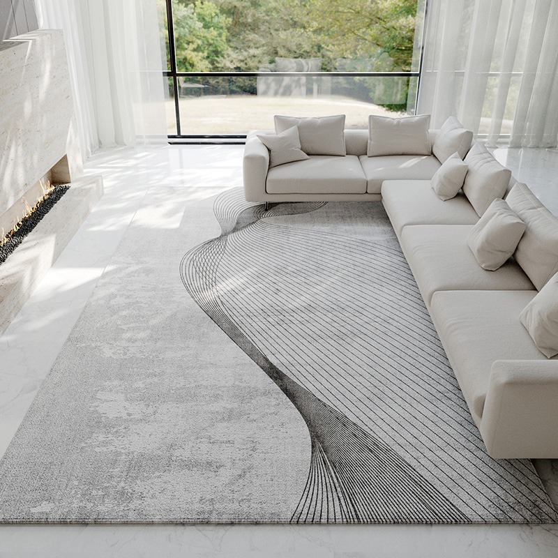 Abstract Light Gray Carpet Mod - đánh giá và giá Luxury Home Textiles Usa