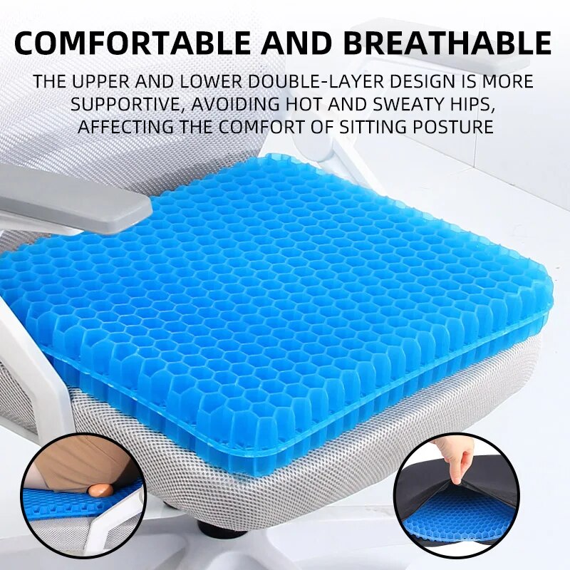 Extra Thick Gel Seat Cushion B - đánh giá và giá Cooling Pillow Gel
