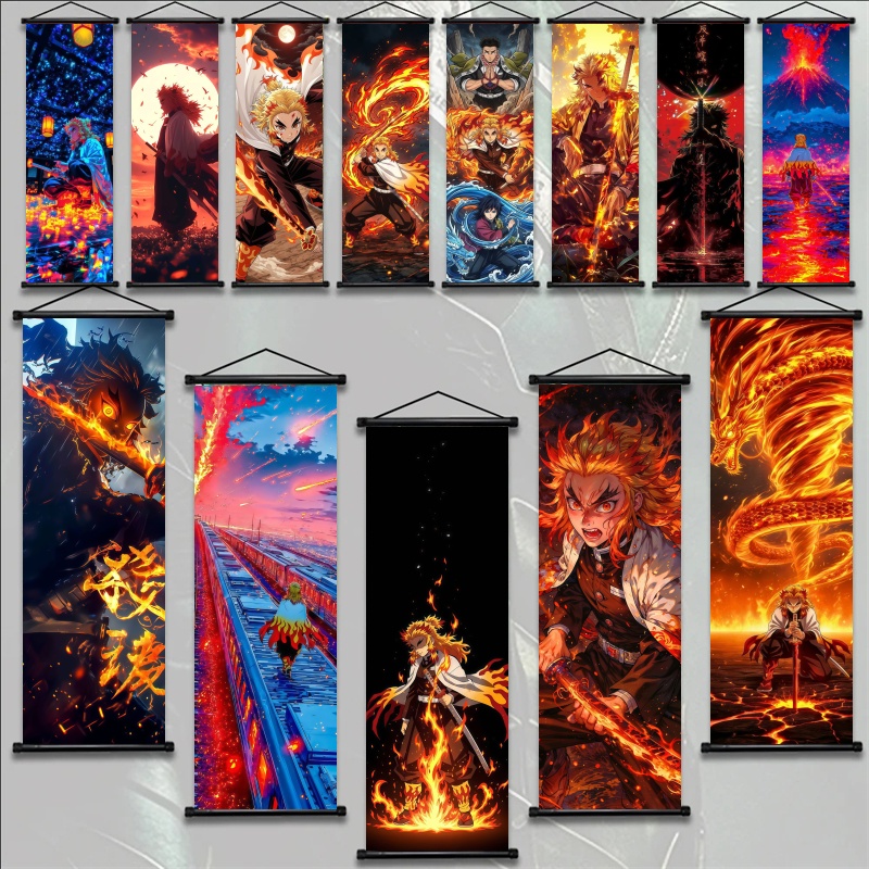 Demon Slayer Kyojuro Rengoku H - đánh giá và giá Home Textiles