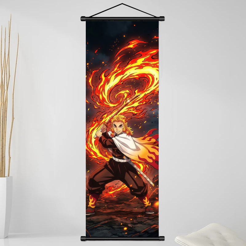 Demon Slayer Kyojuro Rengoku H - đánh giá và giá Home Textiles