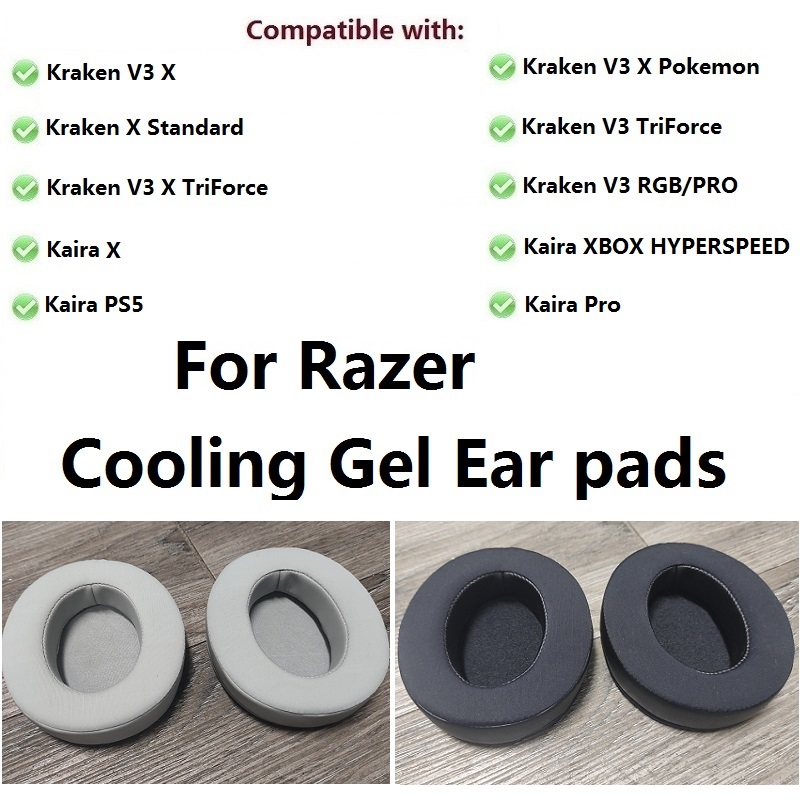 Cooling Gel ear pads For Razer - đánh giá và giá Cooling Pillow Gel