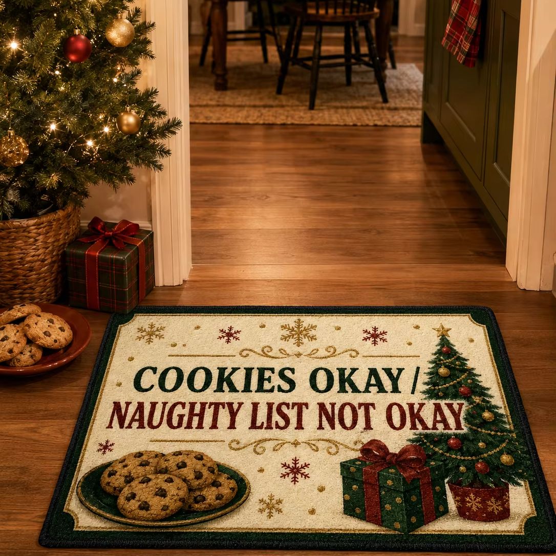 Christmas Doormat Cookies Okay - đánh giá và giá Home Textiles List