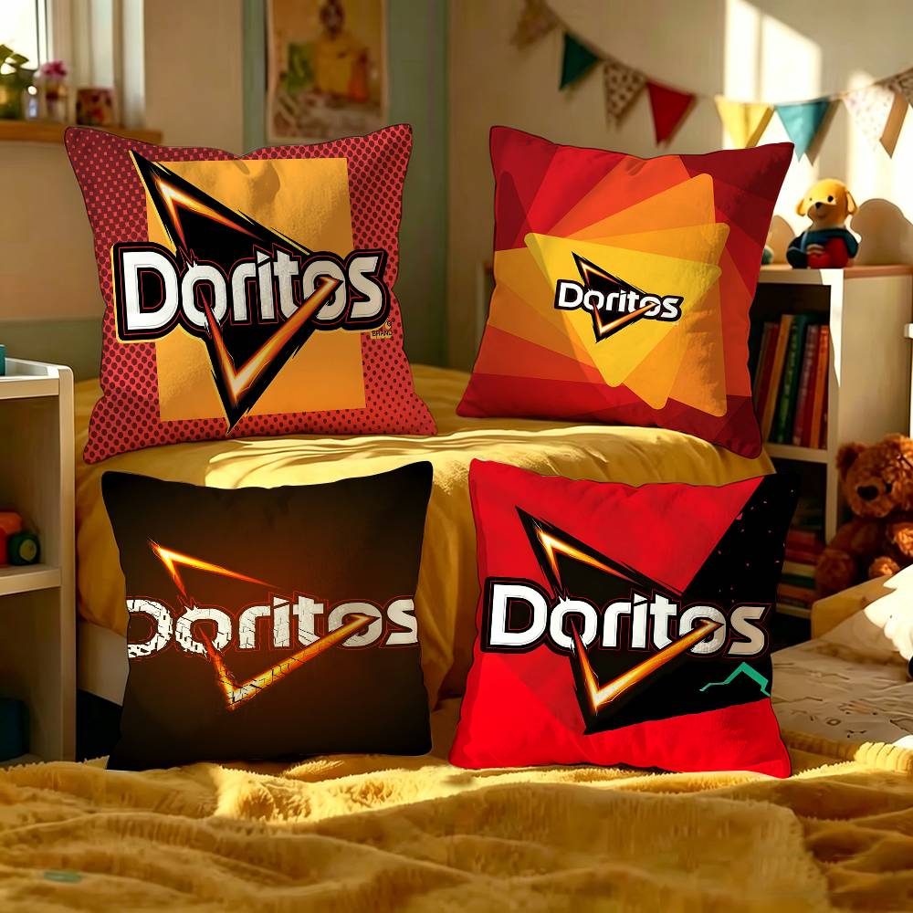 D-Doritos LOGO Pillow Cover So - đánh giá và giá Home Textiles Logo
